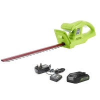 RobertDyas  Greenworks 24v Cordless Hedge Trimmer with 2Ah Lithium-ion B