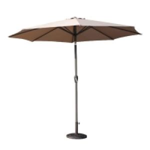 RobertDyas  Sturdi Round 3m Aluminium Parasol (base not included) - Taup