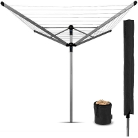 RobertDyas  Brabantia Lift-O-Matic Advance 50m 4-Arm Rotary Airer with C