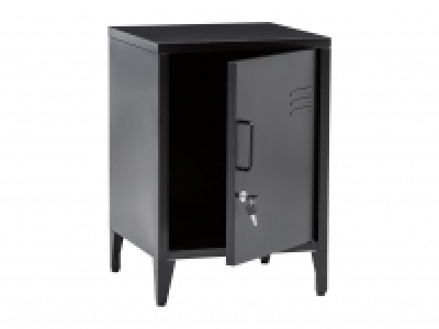 Lidl  Livarno Home Black Metal Locker Mini