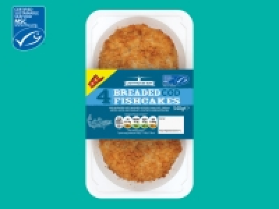 Lidl  Lighthouse Bay XXL 4 Breaded Cod Fishcakes