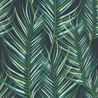 Wickes  Superfresco Easy Palm Leaves Green Wallpaper 10m