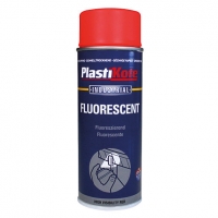 Wickes  Plastikote Industrial Fluorescent Spray Paint - High Visibil