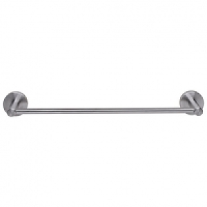 Wickes  Croydex Metlex Bathroom Towel Rail - Brushed Steel