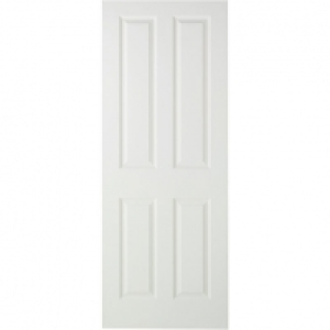 Wickes  Wickes Stirling White Smooth Moulded 4 Panel Internal Door -