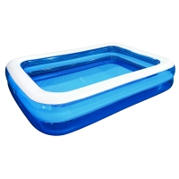 QDStores  Inflatable Rectangular Family Size Pool 2m