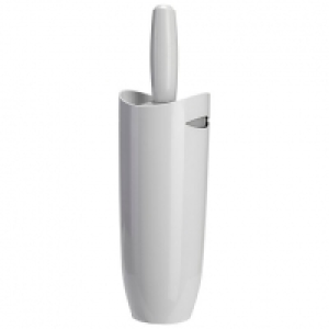 Croydex Toilet Brush & Holder - White/Grey £11.00