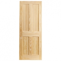 Wickes  Wickes Skipton Clear Pine 4 Panel Internal Door - 1981 x 762