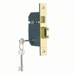 Wickes  Yale P-M560-PB-67 5 Lever British Standard Sashlock - Brass 