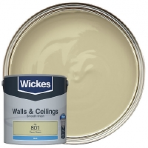 Wickes Fawn Green - No. 801 Vinyl Matt Emulsion - 2.5L £12.00