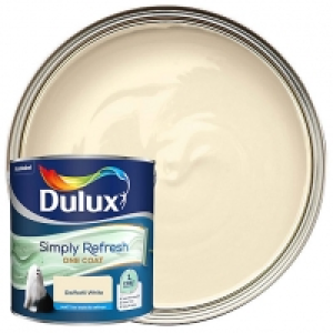 Wickes  Dulux One Coat - Daffodil White - Simply Refresh Matt Emulsi