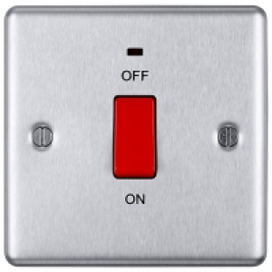 BG 45 Amp Screwed Raised Plate Square Cooker Control Unit wi £10.50