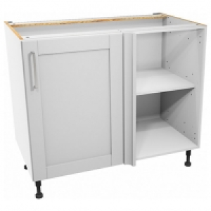 Wickes  Wickes Ohio Grey Shaker Corner Base Unit - 1000mm