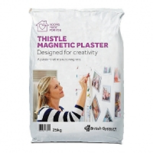 Wickes  British Gypsum Thistle Magnetic Plaster - 25kg