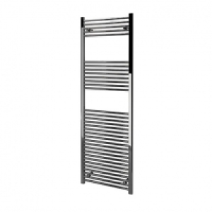 Wickes  Kudox Straight Towel Radiator - Chrome 600 x 1800 mm