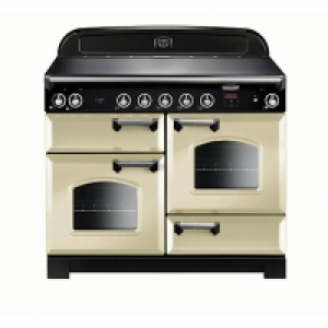 Wickes  Rangemaster Classic 110cm Induction Range Cooker - Cream wit