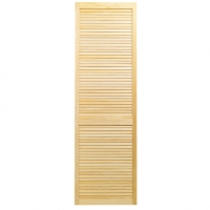 Wickes  Wickes Pine Closed Internal Louvre Door - 1981mm x 610mm