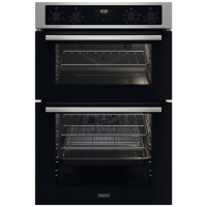 Zanussi ZKCNA4X1 Built-In AirFry Double Oven - Stainless Ste