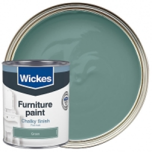 Wickes Green Flat Matt Furniture Paint - 750ml £10.00