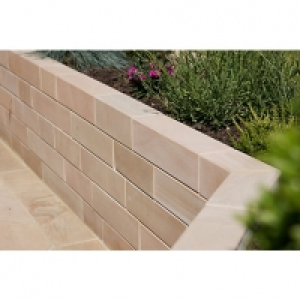 Wickes  Marshalls Fairstone Sawn Versuro Smooth Walling Pack - Caram