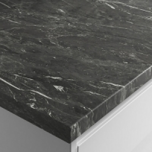 Wickes Laminate Worktop - Marmo Nero Worktop 600mm X 38mm X