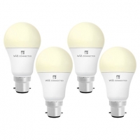 Wickes  4lite WiZ Connected LED SMART B22 Light Bulb White 4 Pack