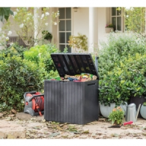 Wickes  Keter City Outdoor Plastic Garden Storage Box - Graphite