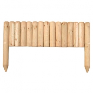 Forest Garden Easy To Fix Timber Border Edging - 150 X 1000  £7.80