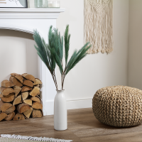 HomeBargains  Forever Faux Green Pampas Grass 5 Pack