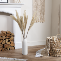 HomeBargains  Forever Faux Sand Pampas Grass 5 Pack
