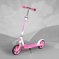 InExcess  Kart Zone Aluminium Big Wheel Scooter - Pink/White