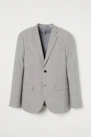 HM  Linen-blend jacket Skinny Fit
