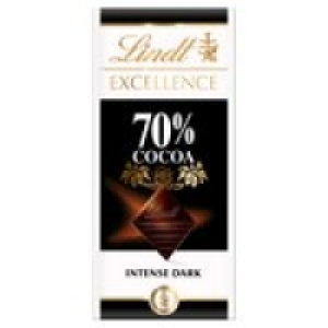 Lindt Excellence 70% Cocoa Dark Chocolate £1.50