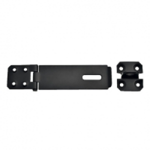 Wickes Safety Hasp and Staple Black - 100mm &pound;3.90