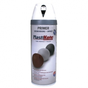 Plastikote Primer Aerosol Spray - White 400ml £8.00