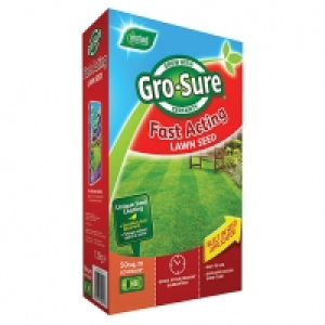 Gro-Sure Fast Acting Lawn Seed - 50m² - 1.5kg £12.00