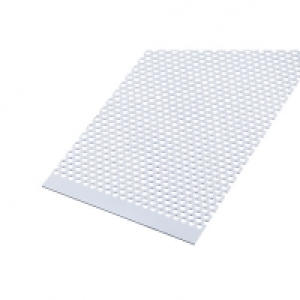 Wickes Metal Sheet Perforated Round Hole 4.0mm Anodised Alum