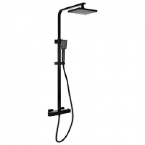 Bristan Iris Bar Mixer Shower With Diverter - Black £225.00