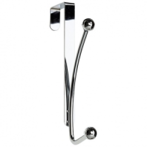 Croydex Over Door Ball Hook - Chrome - Pack of 2 £10.00