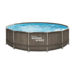 Summer Waves 14ft Rattan Frame Pool £199.99
