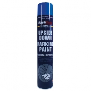 Plastikote Upside Down Marking Aerosol Spray Paint - Blue 75