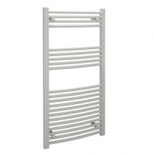 Wickes  Wickes Curved Towel Radiator - White 500 x 1200 mm