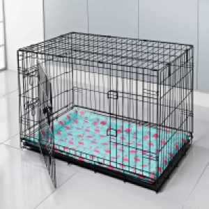Pet Cooling Crate Mat - Flamingo
