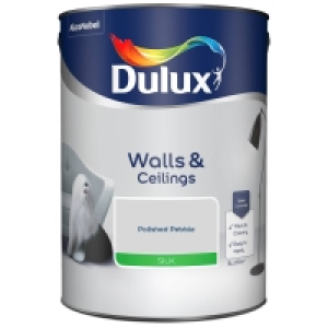 Dulux Walls & Ceilings Silk Paint 5L - Polished Pebble £21.00
