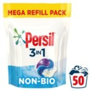 Persil 3 in 1 Laundry Washing Capsules Non Bio 50 Wash £8.00