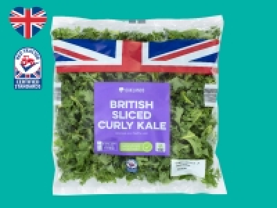 Oaklands British Sliced Curly Kale £0.39