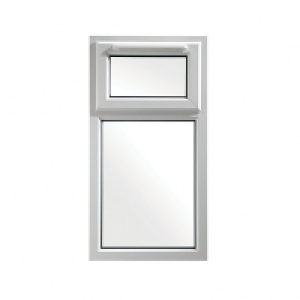 Wickes  Wickes White uPVC Casement Window - Top Hung 610 x 1010mm