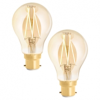 Wickes  4lite WiZ Connected LED SMART B22 Filament Light Bulb Amber 