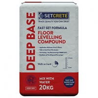 Wickes  Setcrete Deep Base Floor Levelling Compound - 20kg