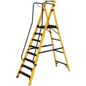 Youngman Megastep 8 Tread Fibreglass Platform Stepladder £500.00
